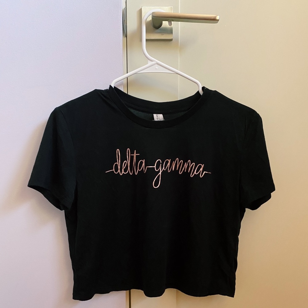 Delta gamma crop top
